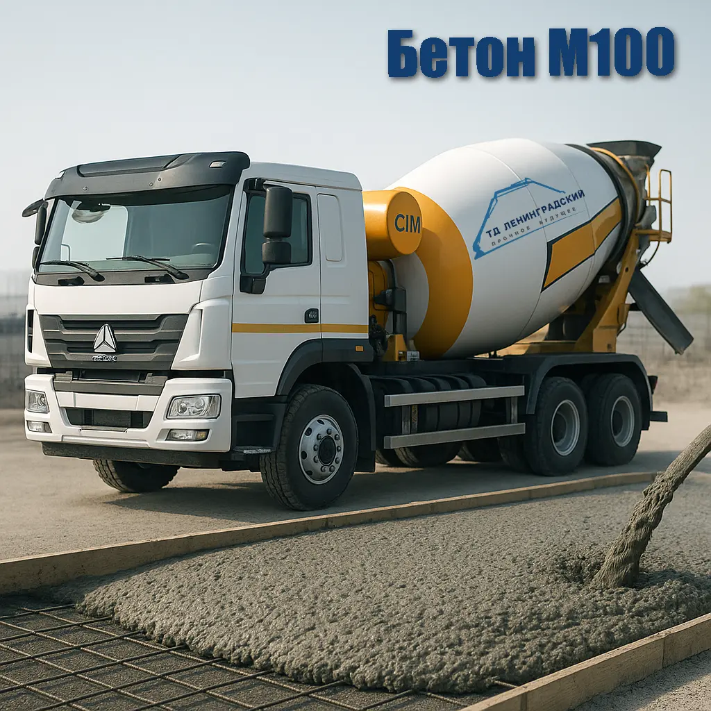 Бетон М100